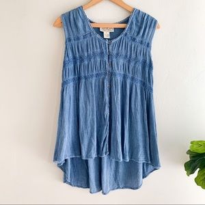 Chloe June Bohemian Sleeveless Top